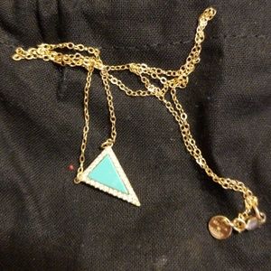 Necklace with turquoise stone